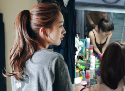 Con bé chổng đít ra cho anh đút vào